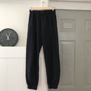 Brandy Melville Navy Rosa Sweatpants